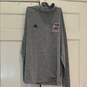 Adidas Gray UMass Field Hockey Pullover